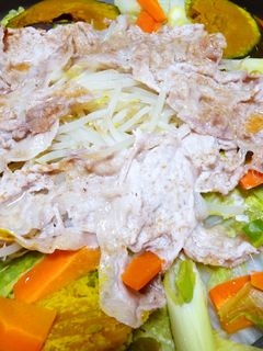 野菜たっぷり♪ヘルシー蒸し豚-レシピのメイン写真