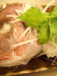 鯛のアラの酒蒸し-レシピのメイン写真