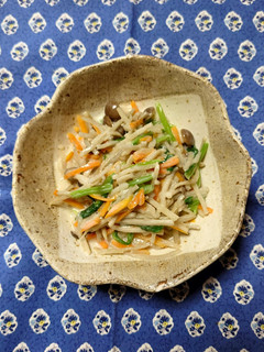 ヨウサマの減塩豆乳&ごま豆腐の牛蒡白和え-レシピのメイン写真