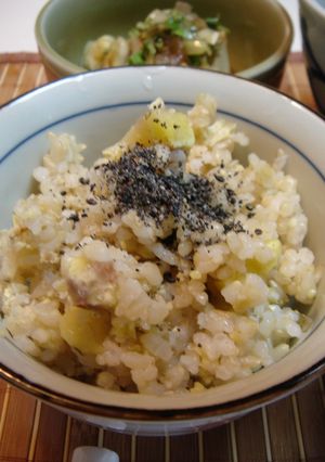 マクロビ 玄米栗ご飯!-レシピのメイン写真