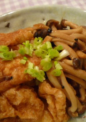 油揚げとしめじのサッパリ味噌煮-レシピのメイン写真