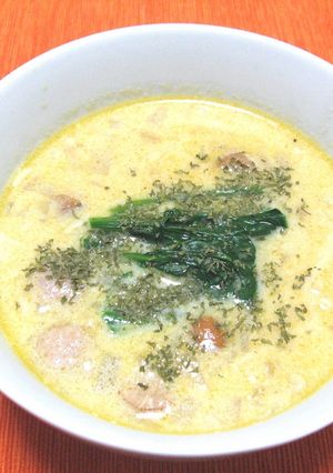 豆乳でヘルシー★きのこスープ-レシピのメイン写真