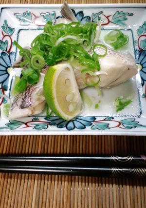 ■簡単○節約■鯛カマ酒蒸し-レシピのメイン写真