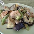 鶏肉&茄子&オクラの味噌炒め☆