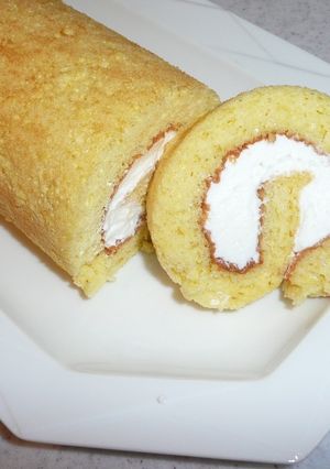 失敗しない☆あっさりロールケーキ♪-レシピのメイン写真
