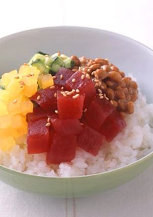 まぐろと納豆のすし丼-レシピのメイン写真