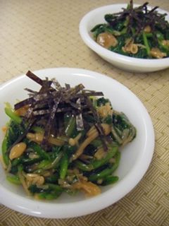 ほうれん草のなめ茸和え-レシピのメイン写真