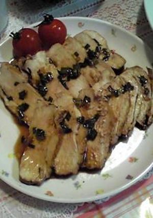 簡単！レンジde鶏チャーシュー-レシピのメイン写真