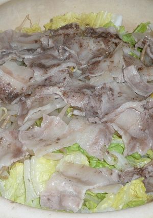 ❤美味しい簡単鍋・白菜と豚バラ肉の蒸煮❤-レシピのメイン写真