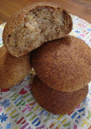 全粒粉のパン（ホシノ使用）-レシピのメイン写真