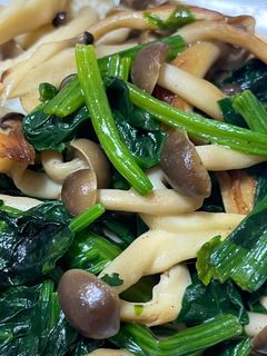 きのことほうれん草のバター炒め-レシピのメイン写真