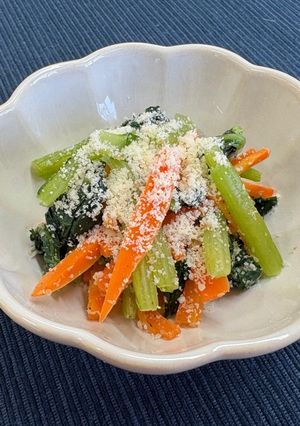 小松菜のごまチーズ和え-レシピのメイン写真