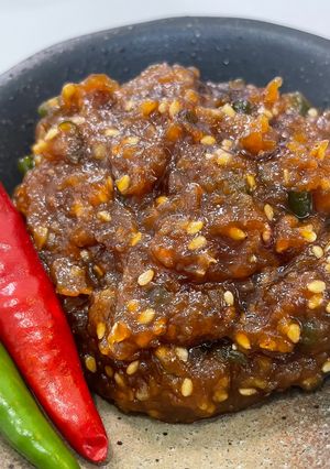 やさしい辛さの南蛮味噌(青唐味噌)-レシピのメイン写真