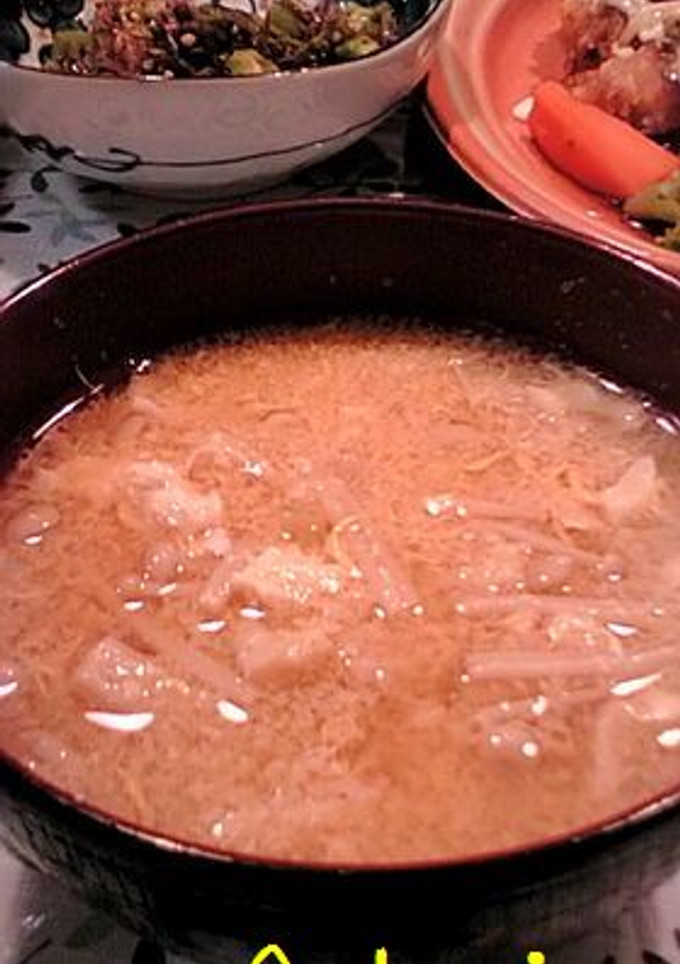 ☆えのき茸と卵の味噌汁☆-レシピのメイン写真