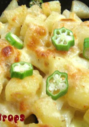 超簡単☆にんにくチーズ明太オーブン焼き-レシピのメイン写真