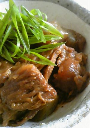 牛すじ肉の味噌煮込み-レシピのメイン写真