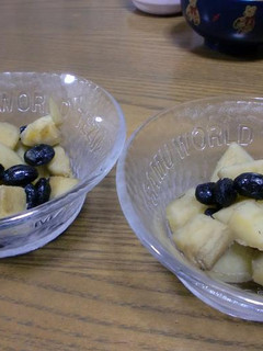 簡単★さつまいもの黒豆煮-レシピのメイン写真