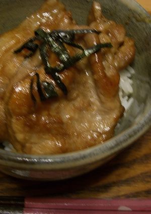 豚肉の生姜焼き丼♪-レシピのメイン写真