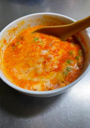 <レンジ>野菜ジュースで作るスープ-レシピのメイン写真
