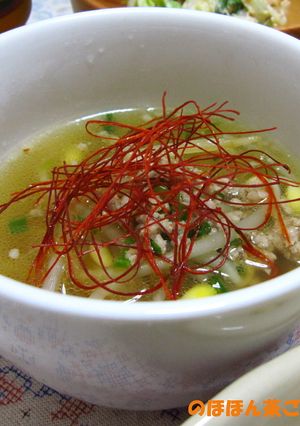 豚ミンチと豆もやしの中華スープ-レシピのメイン写真