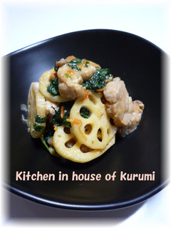 ♪れんこんと鶏肉のマヨタレ炒め♪-レシピのメイン写真