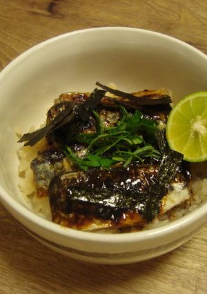 パクパク!さんまの蒲焼丼-レシピのメイン写真