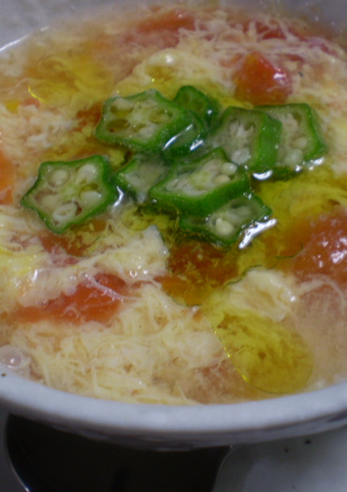 簡単・美味！トマトと卵のスープ-レシピのメイン写真