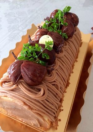 渋皮煮deロールケーキⅡ-レシピのメイン写真