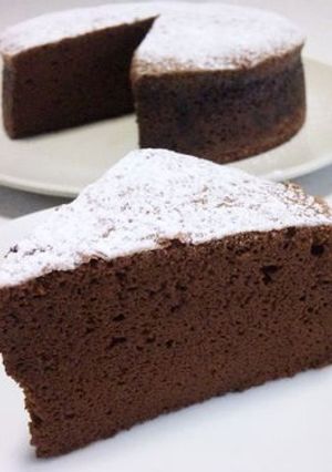 ふわしゅわ♪チョコスフレケーキ-レシピのメイン写真