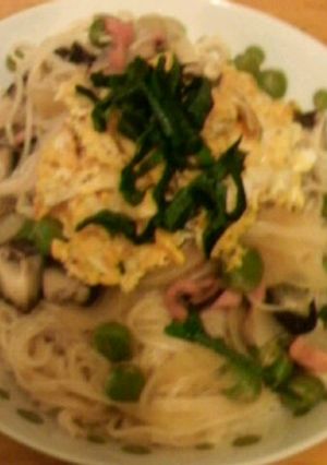 簡単!イカめんたいのそうめんパスタ-レシピのメイン写真