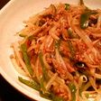 もやしとピーマンのめんつゆソース炒め