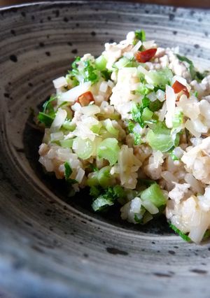 大根の皮と葉っぱのしゃきしゃき混ぜご飯-レシピのメイン写真