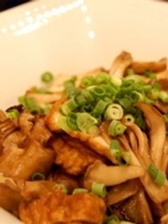 簡単♪舞茸と厚揚げのバター醤油炒め★-レシピのメイン写真