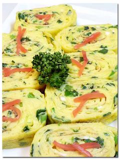 にら ねぎ ♪ 中華 ♪ 玉子焼き-レシピのメイン写真