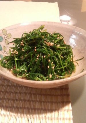 おかひじきのゴマ酢和え-レシピのメイン写真