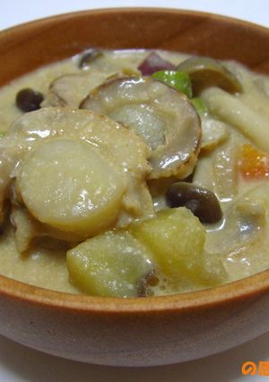 ホタテと冬野菜の味噌チャウダー-レシピのメイン写真