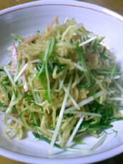 おいしへるし~♪切干大根と水菜のサラダ-レシピのメイン写真