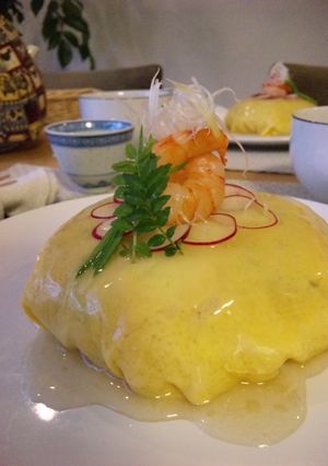 温ちらし寿司の卵包み-レシピのメイン写真