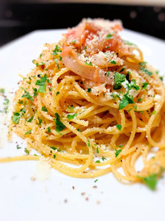 新玉ねぎと桜エビのパスタ-レシピのメイン写真