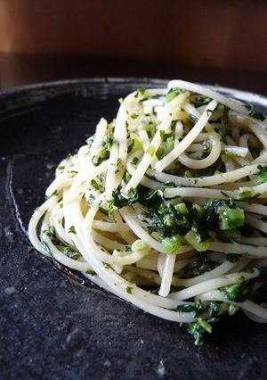 春菊の柚子胡椒パスタ-レシピのメイン写真