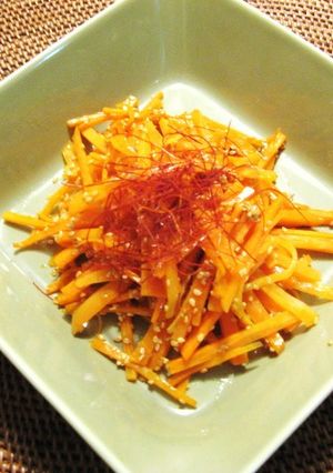 ニンジンの・・・ゴマゴマ炒め-レシピのメイン写真