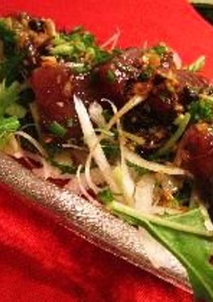 カツオのピリ辛サラダ風-レシピのメイン写真