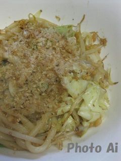 簡単☆残り物で作る!!焼うどん-レシピのメイン写真