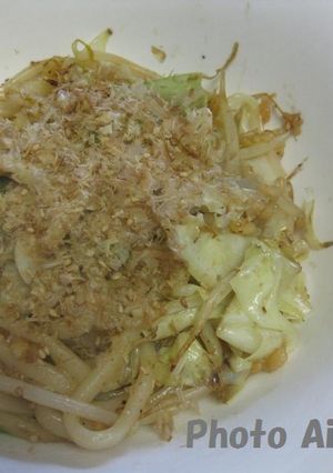 簡単☆残り物で作る!!焼うどん-レシピのメイン写真