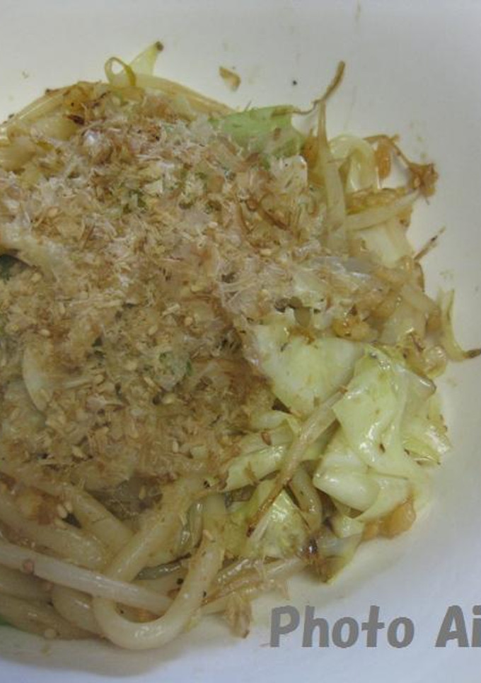 簡単☆残り物で作る!!焼うどん-レシピのメイン写真