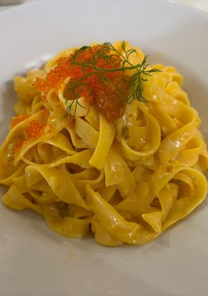 ウニ瓶で！濃厚ウニクリームパスタ-レシピのメイン写真