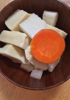 「新あさひ豆腐」と長芋にんじん煮-レシピのメイン写真