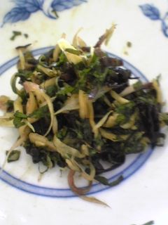 香味野菜の塩昆布和え-レシピのメイン写真