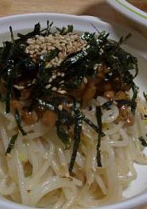 胡麻香る納豆ライススパゲッティ-レシピのメイン写真