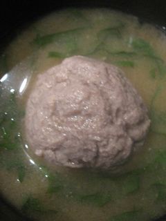 いわしのつみれのお味噌汁-レシピのメイン写真